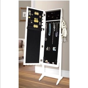 Costway Jewelry Cabinet Armoire Organizer Mirror
